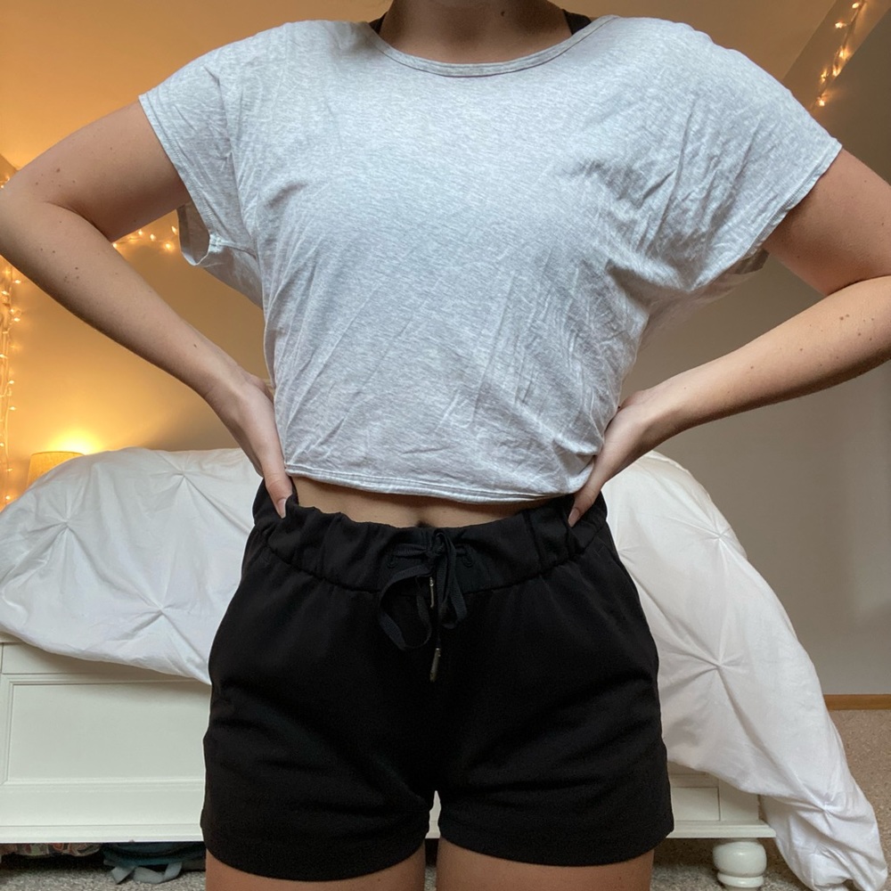 Lululemon it’s a tie t-shirt